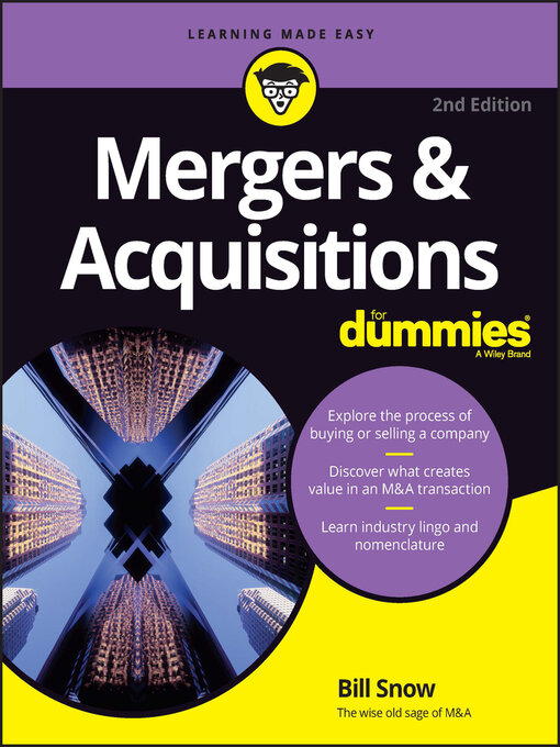 Title details for Mergers & Acquisitions For Dummies by Bill Snow - Wait list